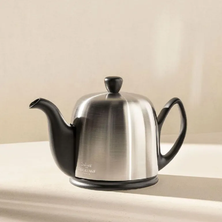 Salam Tekanne 1L svart/stål