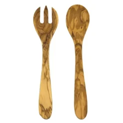 Salatbestikk 30 cm oliventre
