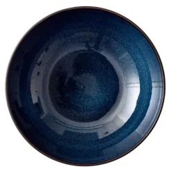 Salatskål 30 cm svart/blå