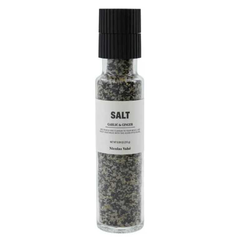 Salt hvitløk & ingefær 255 g