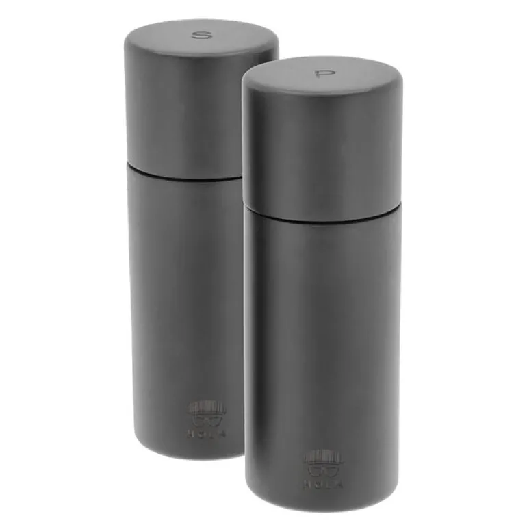 Salt- og pepperkvern 15,2 cm 2 stk svart