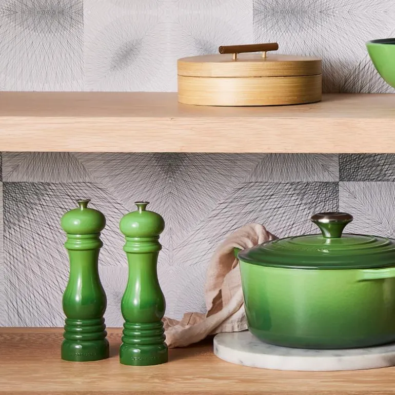 Salt- og pepperkvern mini 11 cm bamboo green