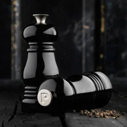 Salt- og pepperkvernsett 11 cm black