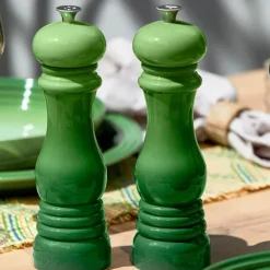 Saltkvern 21 cm bamboo green