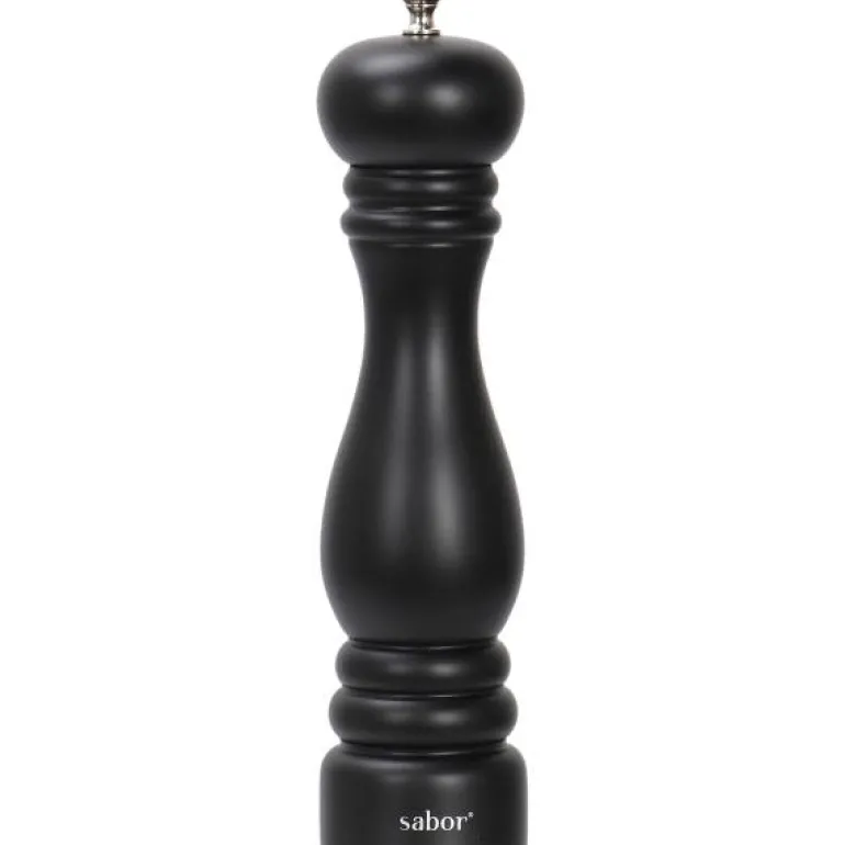 Saltkvern 30 cm matt svart