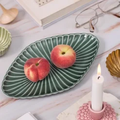 Samsurium asjett 26,5x16 cm spruce