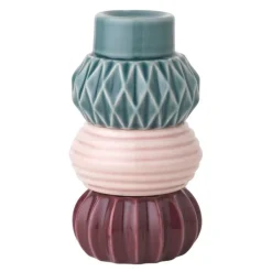 Samsurium lysestake sett 3 deler dark/powder/aubergine