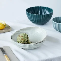 Samsurium serveringsskål 25,4 cm grå