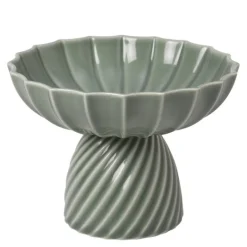 Samsurium skål på stett 11,7x16,6 cm eucalyptus