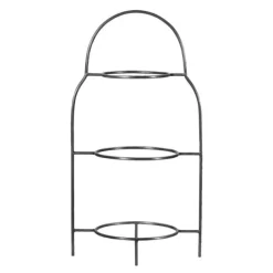 Sana tallerkenstativ silver finish