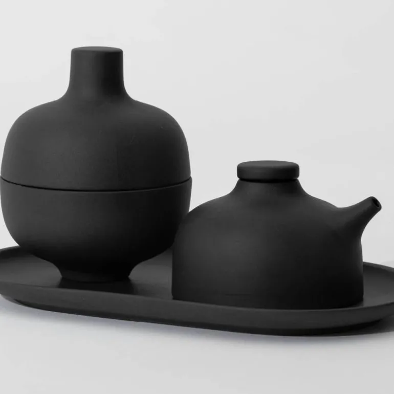 Sand Secrets ovalt fat black clay