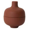 Sand Secrets skål 8 cm red clay