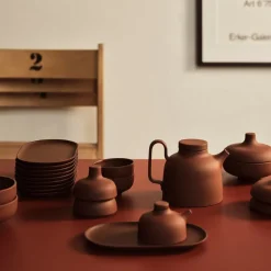 Sand Secrets skål 8 cm red clay