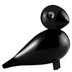 Sangfugl Ravn 15 cm svart