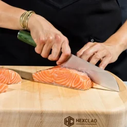 Santokukniv 18 cm skogsgrønn