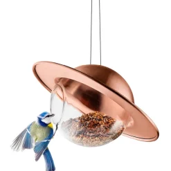 Saturn fuglemater 15x24 cm kobber