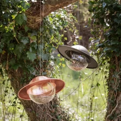 Saturn fuglemater 15x24 cm kobber