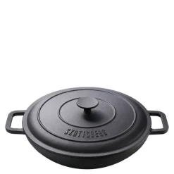 Sautépanne i støpejern 31,5 cm