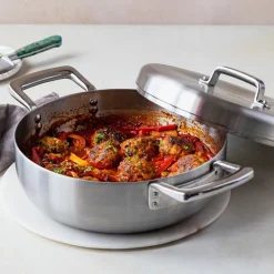 Sautépanne med lokk 28 cm urban rustfritt stål