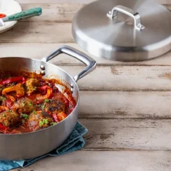 Sautépanne med lokk 26 cm urban rustfritt stål