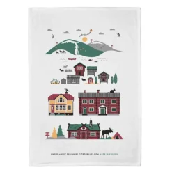 Scandinavian Mountains kjøkkenhåndkle 50x70 cm summer