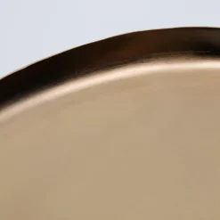 Sea brett antikk 41x35 cm messing