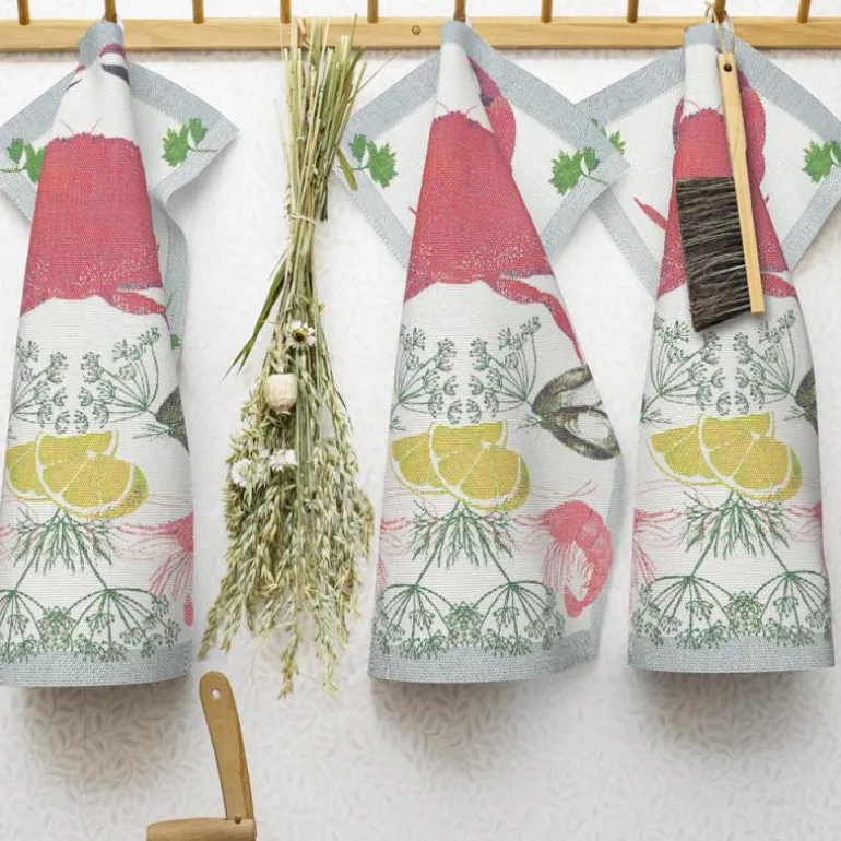 Seafood håndkle 35x50 cm