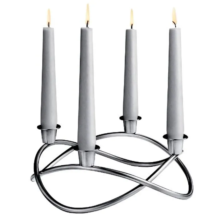 Season advent lysestake 26 cm matt stål