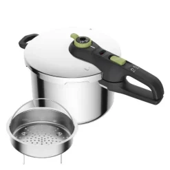 Secure Trendy trykkoker m/dampkurv 6L