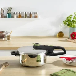 Secure Trendy trykkoker m/dampkurv 6L