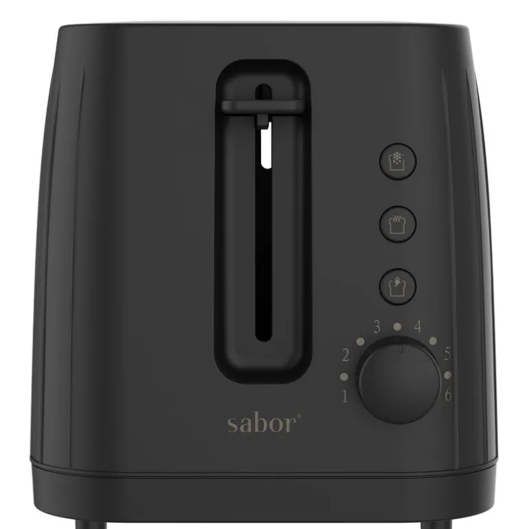 Select brødrister 2 skiver svart/blank