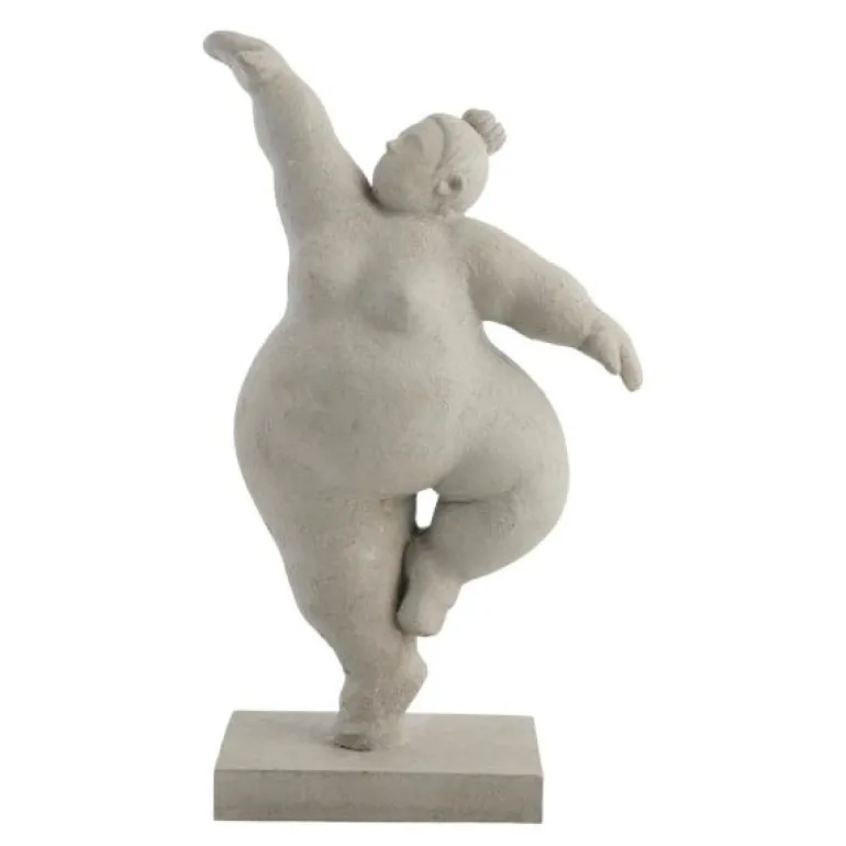 Serafina figur 28,8 cm grå