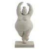 Serafina figur 28 cm grå