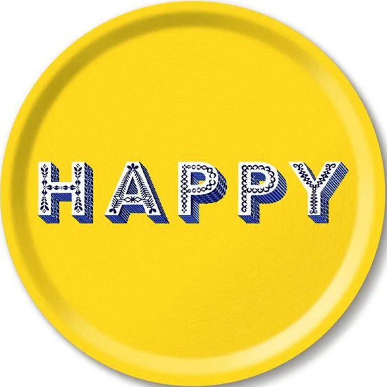 Serveringsbrett 31 cm happy