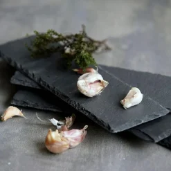 Serveringsbrett 10x30 cm grå