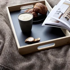 Serveringsbrett 30x46 cm natur/svart