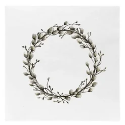 Serviett krans gåsunger 33x33 cm