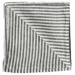 Serviett 45x45 cm gingham grey/white