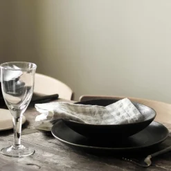 Serviett 45x45 cm gingham natural