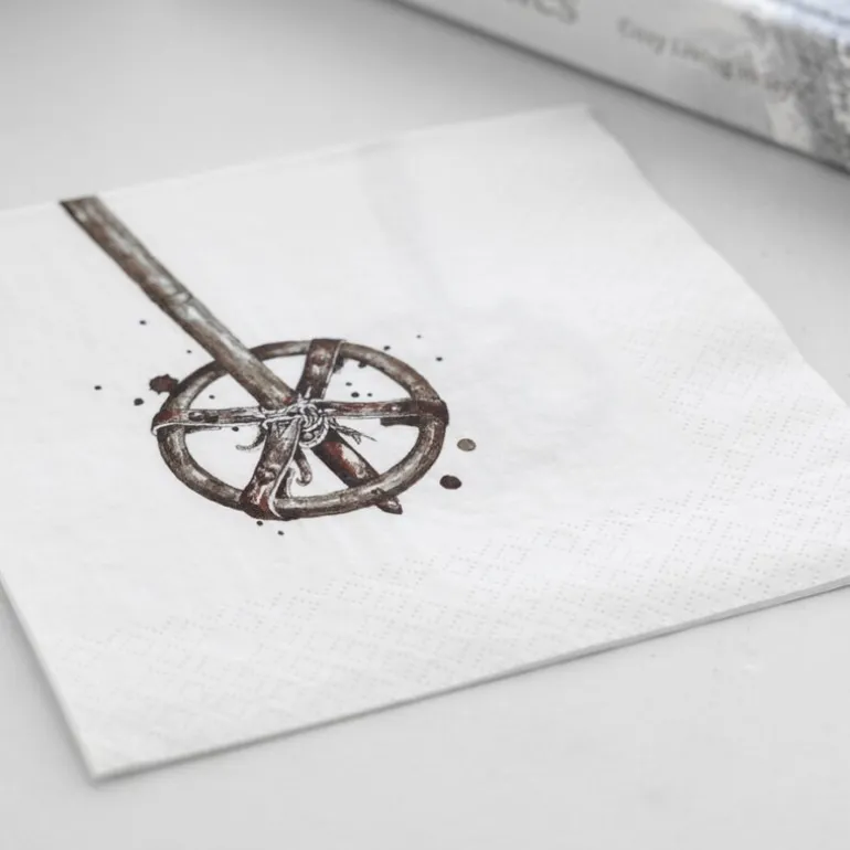 Servietter lunsj 16,5x16,5 cm 20 stk skistav