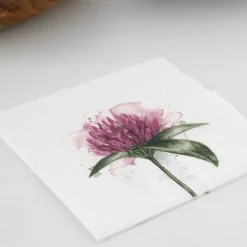 Servietter lunsj 16,5x16,5 cm 20 stk kløverblomst