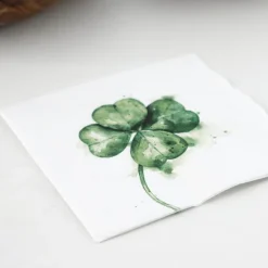 Servietter 16,5x16,5 cm 20 stk kløver