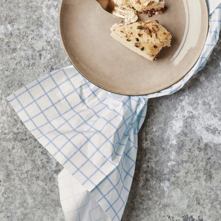 Servietter 20x20 cm blå