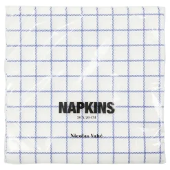 Servietter 20x20 cm blå