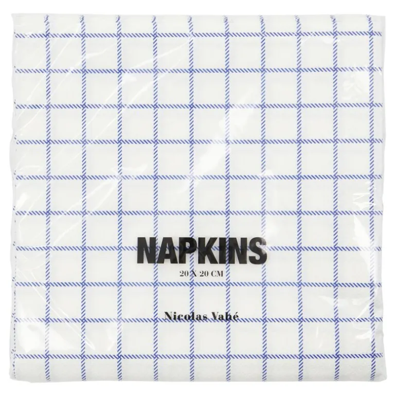 Servietter 20x20 cm blå