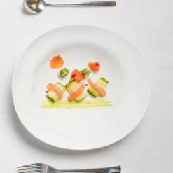 Shell dyptallerken 25x26x7 cm hvit