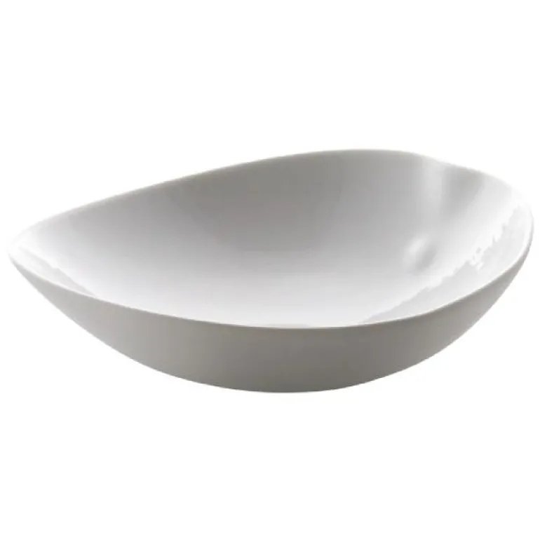 Shell salatskål 21,5x22x10 cm hvit