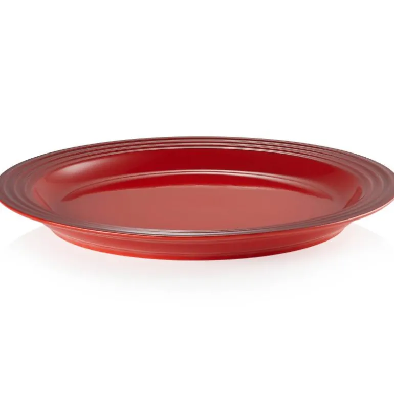 Signature flat tallerken stentøy 27 cm cerise