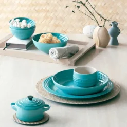 Signature flat tallerken stentøy 27 cm caribbean