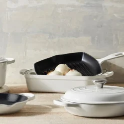 Signature grillpanne kvadratisk 26 cm white